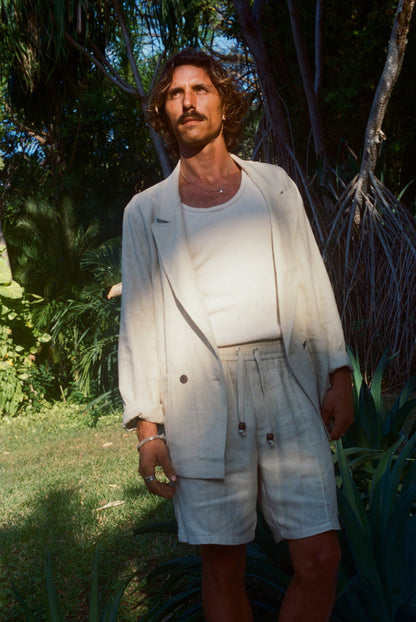 Easy-Going Jacket (Sand Linen)