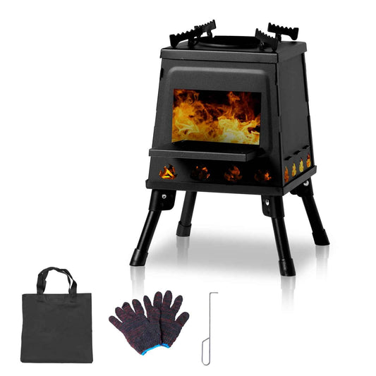 Portable Wood-Burning Camping Stove – Compact Backpacking Stove