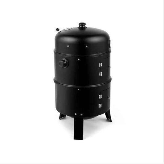 Portable Barrel Charcoal Smoker Grill – Outdoor BBQ Smoker