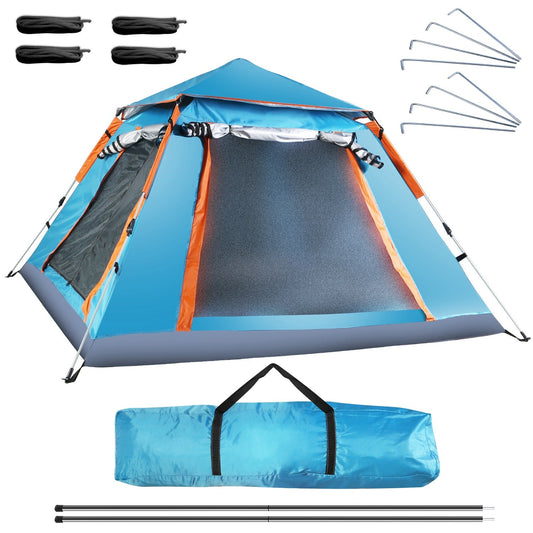 4-5 Person Waterproof Camping Tent with Mosquito Net