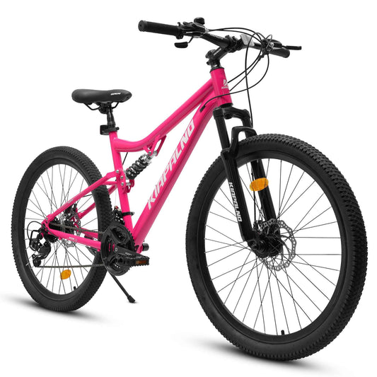 26" All-Terrain Mountain Bike | 21-Speed, Dual Shock Absorption & Disc Brakes