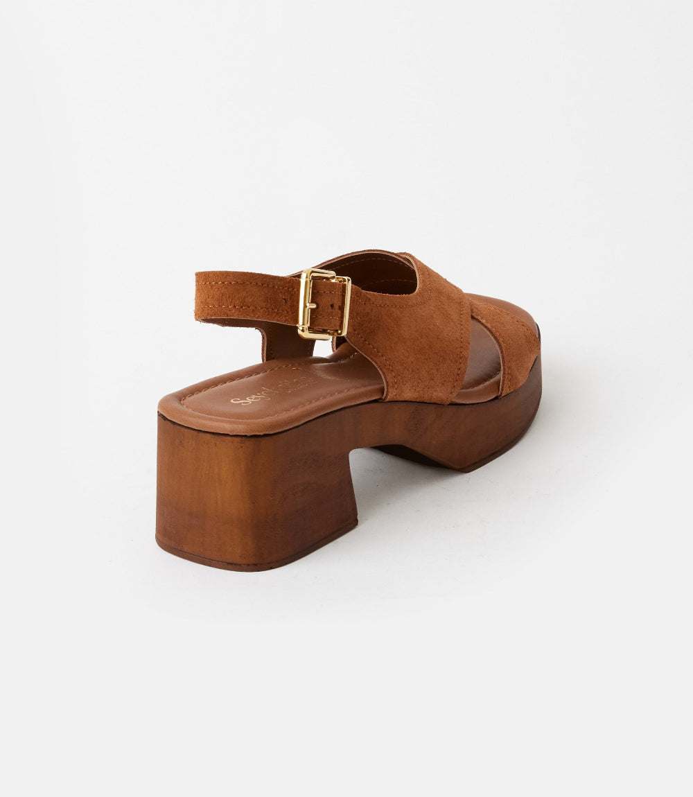 Seychelles Heart Of Gold Platform Sandals