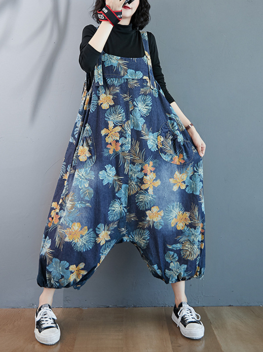 Stylish Women's Printed Salopettes | Eva Trends