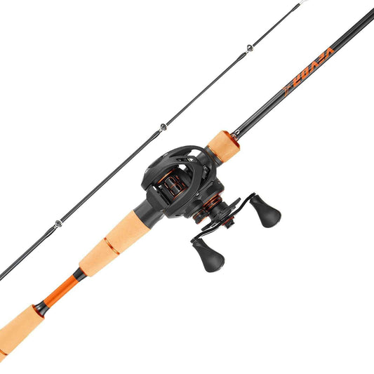 IM7 Carbon Fiber Baitcasting Rod & Reel Combo — 6.5 ft, Right-Hand