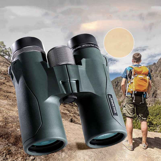 8x/10x HD Birdwatching Binoculars – Civilian Telescope in Black & Army Green