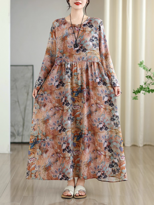 Trendy Women's Summer Printed Smock Dress | Eva Trends