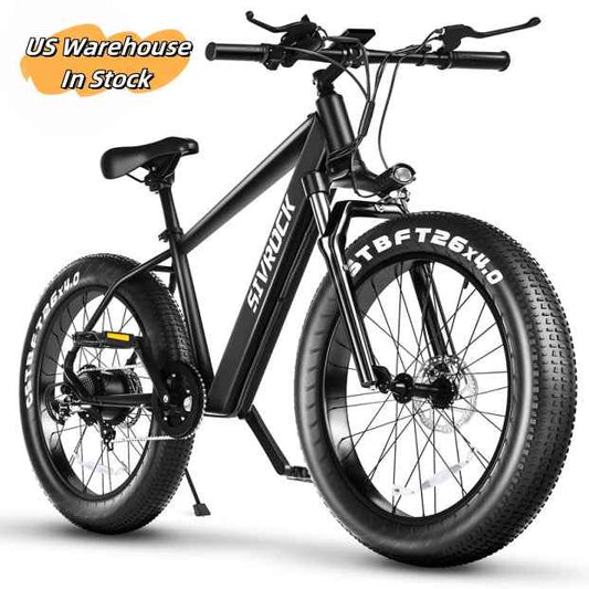 Fat Tire Electric Mountain Bike | 1000W, 48V 15Ah, 75-Mile Range, UL Certified