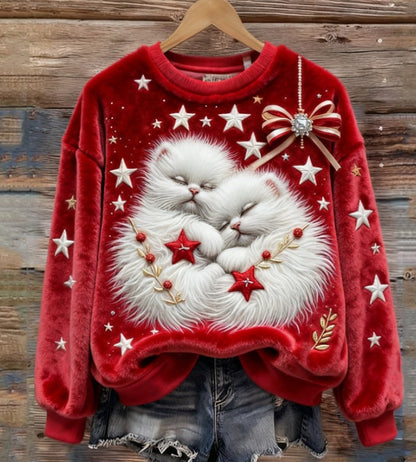 Christmas Retro Green Unisex Sweater