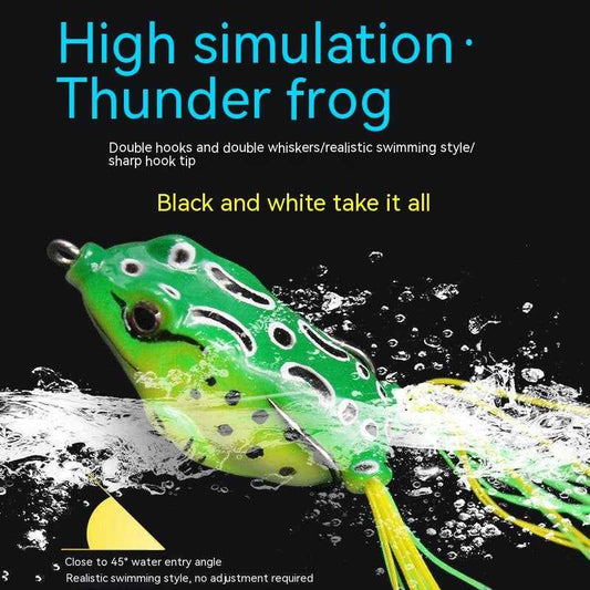 Thunder Frog Topwater Fishing Lure – Hollow Body Frog Bait