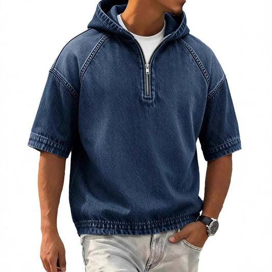 Men's Half-Zip Sports Hoodie