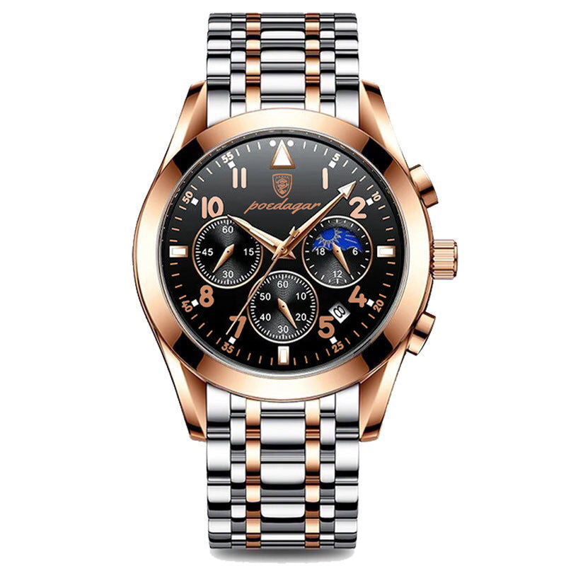 Black Tech Men's Watch Male Student Korean Fashion