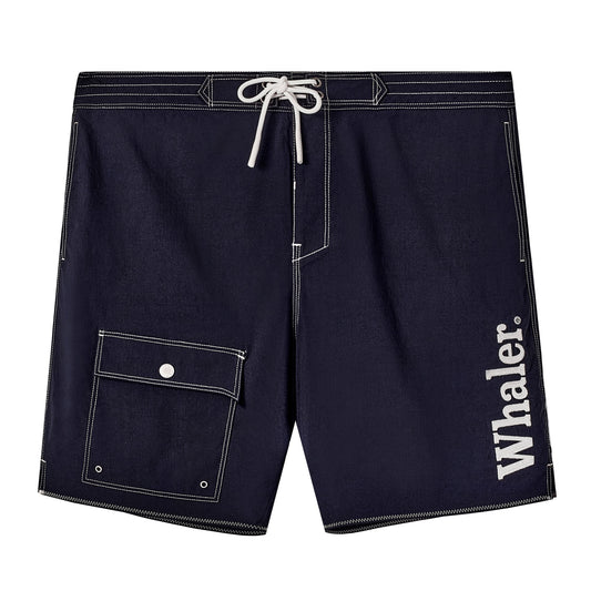 'Boston Whaler' Board Shorts (Navy)