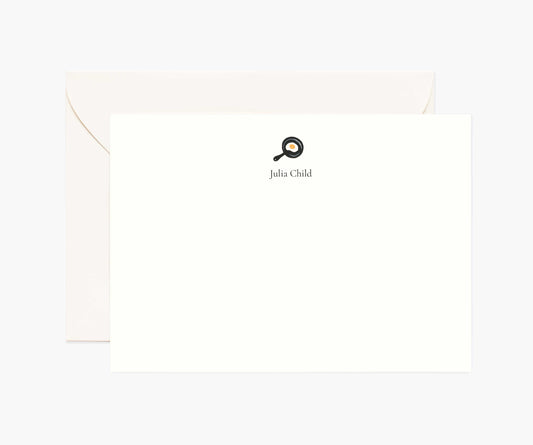 Food & Drink Personalized Stationery  - Frying Pan