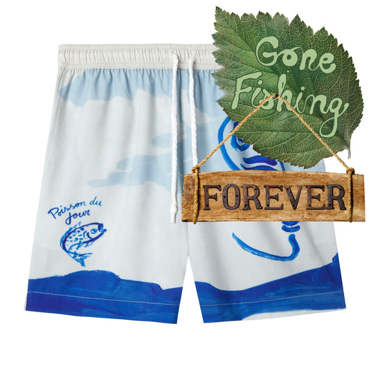 'Fishing Lines' x Hôtel Magique ~ Swim Trunks