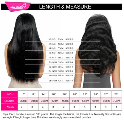 Ali Grace 5x5 HD Closure Brazilian Straight Hair HD/Transparent Lace Closure Pure-Hand Tied Human Hair Lace Closure 14-20Inch