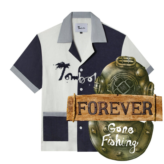 'Hello, My Name is Tombolo' Cabana (Linen)