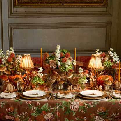 Scalloped Pheasant Starter Plates (Set of 4)