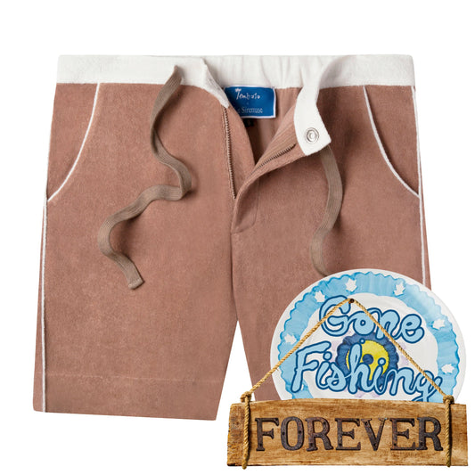 'Le Sirenuse' Cabana Shorts (Clay)