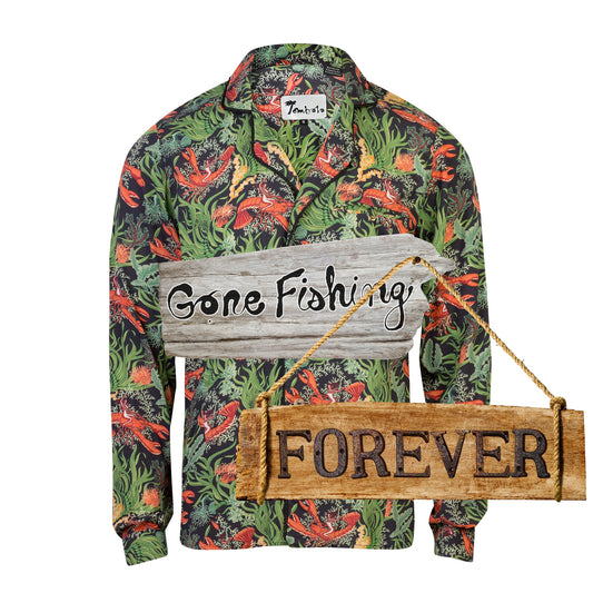 Lobster Rodeo (Midnight Green) (Long  Sleeve)
