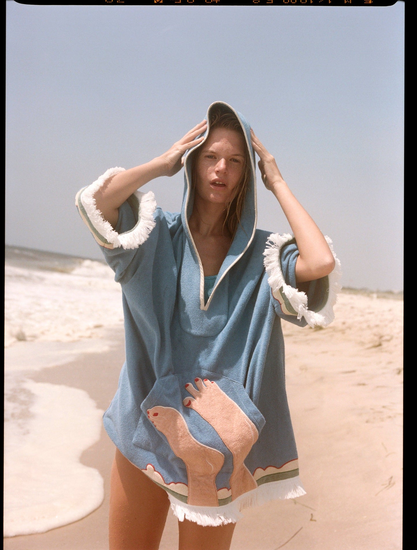 'Tom Wesselmann - Seascape #6' Beach Towel Top