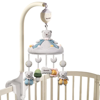 Banshili Music Bed Bell Baby Mobile Cute Cartoon Soothing Boys and Girls Toys Baby Mobile for Crib Baby