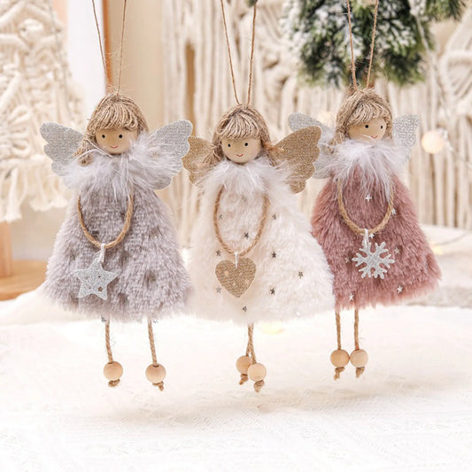 Christmas Pendant Elf Doll Toy Christmas Tree Ornaments Home Decor Elf Hanging Decoration Happy New Year Gift