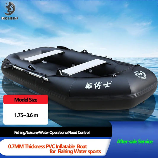 Professional Inflatable Dinghy Raft Set – Tear-Resistant PVC, 1–6 Persons (1.75–3.6m)