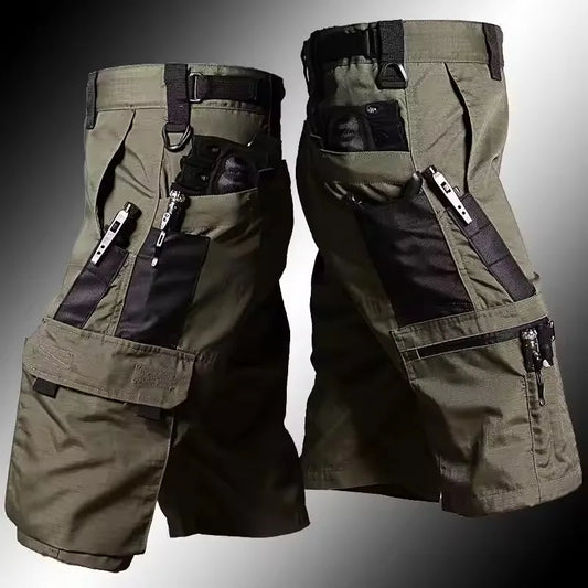 Men's Military-Style Multi-Pocket Shorts – Outdoor Training & Casual Summer Shorts