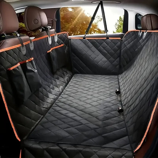 Waterproof Dog Car Seat Cover – Universal Fit, Plaid Pattern, 3 Colors