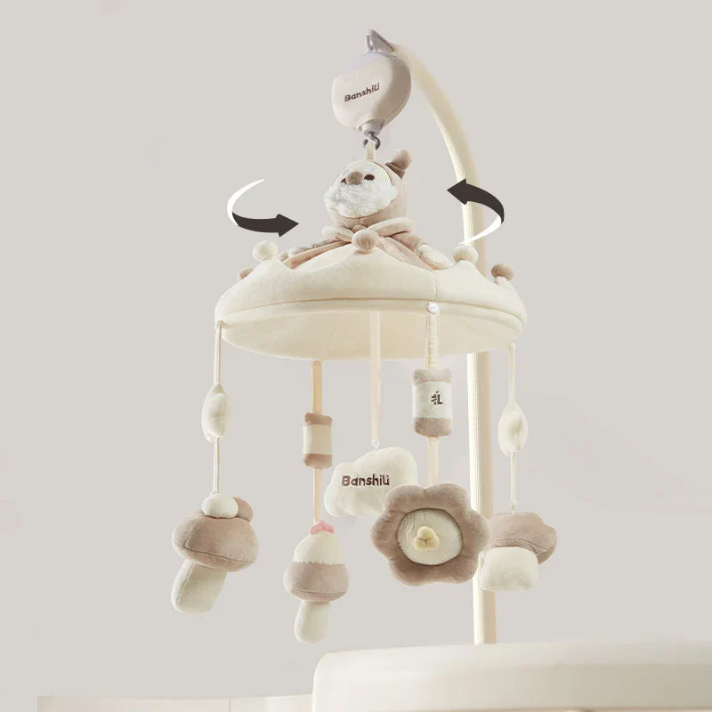 Banshili Music Bed Bell Baby Mobile Cute Cartoon Soothing Boys and Girls Toys Baby Mobile for Crib Baby