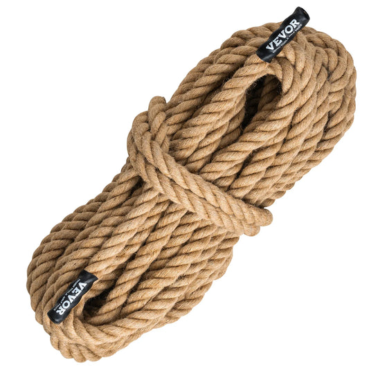 SucceBuy 50/100FT Gym Climbing Rope Length Gym Fitness Training Rope Gym Exercise Workout Rope for Adults Climbing for Fitness