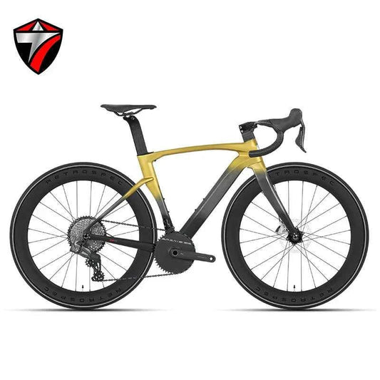 TWITTER Cyclone Full Carbon Road Bike – WheelTop Wireless 12-Speed, Hydraulic Disc Brakes
