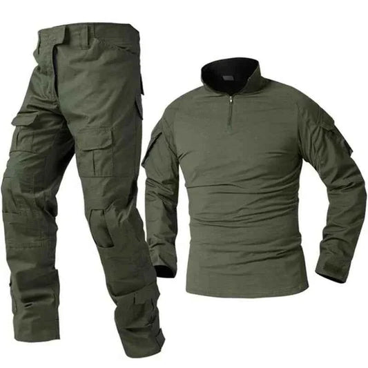 Tactical Outdoor Uniform Sport Clothes Suits Training Suit Camouflage Hunting Shirts Pants Training Sets Hiking Pant Men