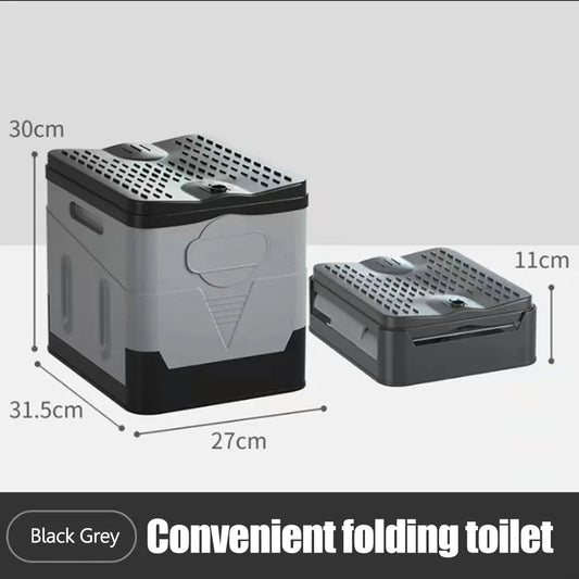 Portable Folding Camping Toilet – Lightweight Outdoor Commode for Hiking & Travel