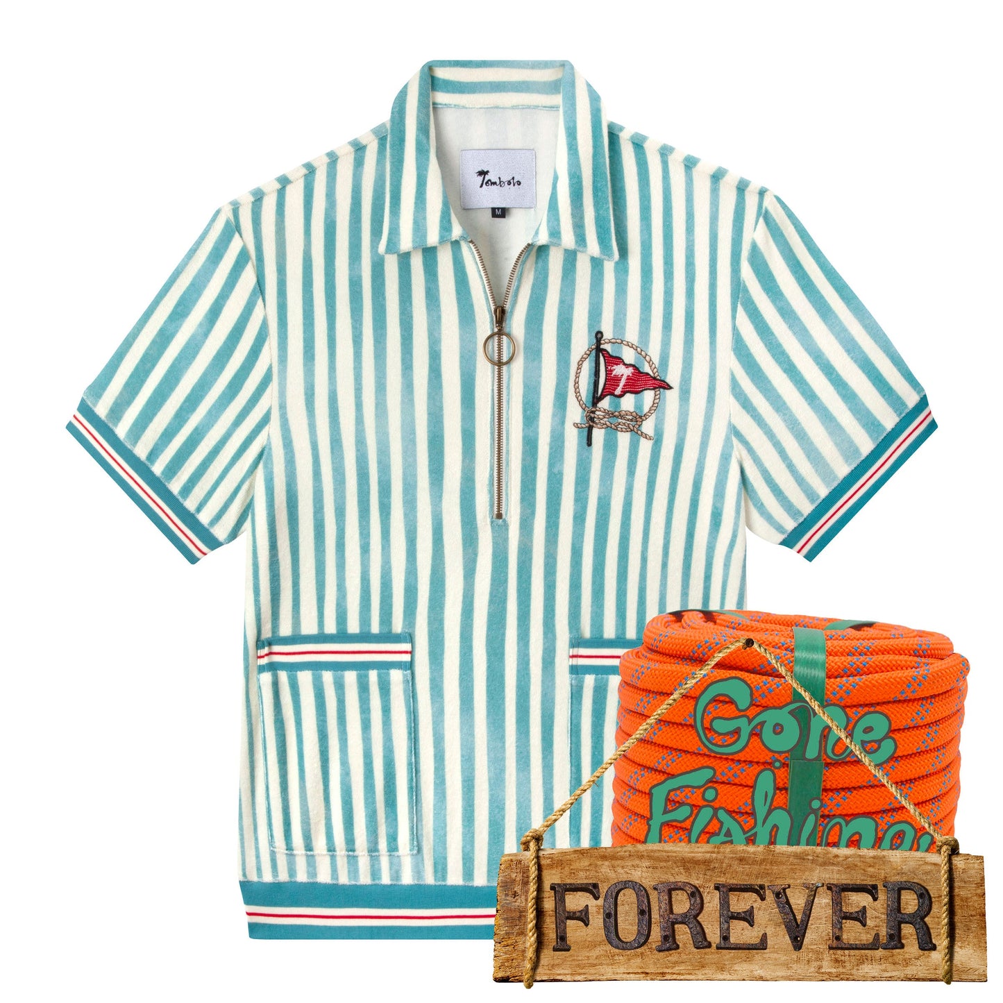 ‘Striper’ Cabana (Blue)