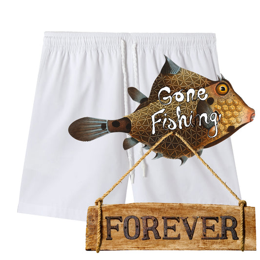 Swim Trunks - White