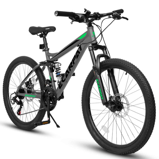 27.5" Full-Suspension Mountain Bike | 21-Speed, Mechanical Disc Brakes & Dual Shock Absorbers