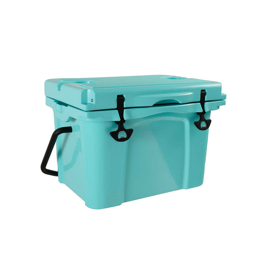 25QT Rotomolded Hard Cooler | 5-Day Ice Retention, Bottle Opener & Cup Holder