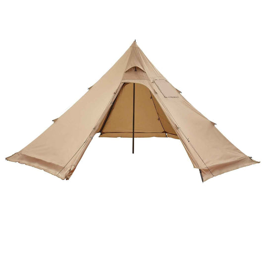 4-Person Hot Tent with Stove Jack | 4-Season Waterproof Tipi Camping Tent