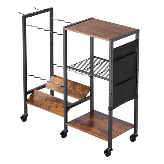 Mobile Fishing Rod Rack Cart — Holds 12 Rods