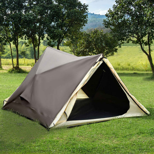 2-3 Person Pop-Up Camping Tent – Waterproof, Mesh Windows, Rainfly Included