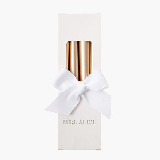 Champagne Gold Candles (Set of 8)
