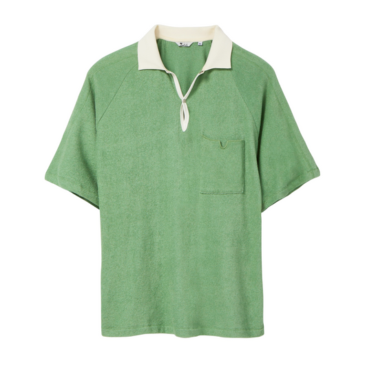 Raglan Terry Polo (Green)