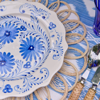 Blue Flowers Starter Plate