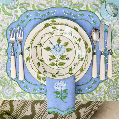 Blue Rose Bud Starter Plate