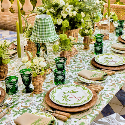 Jardin de Palmier Dinner & Starter Plates (Set of 8)