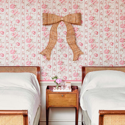 Rattan Bow Wall Decoration
