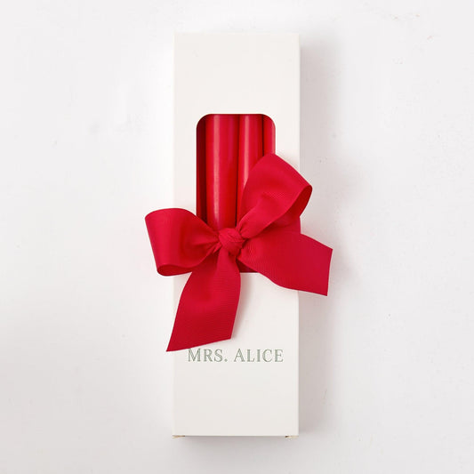 Red Candles (Set of 8)