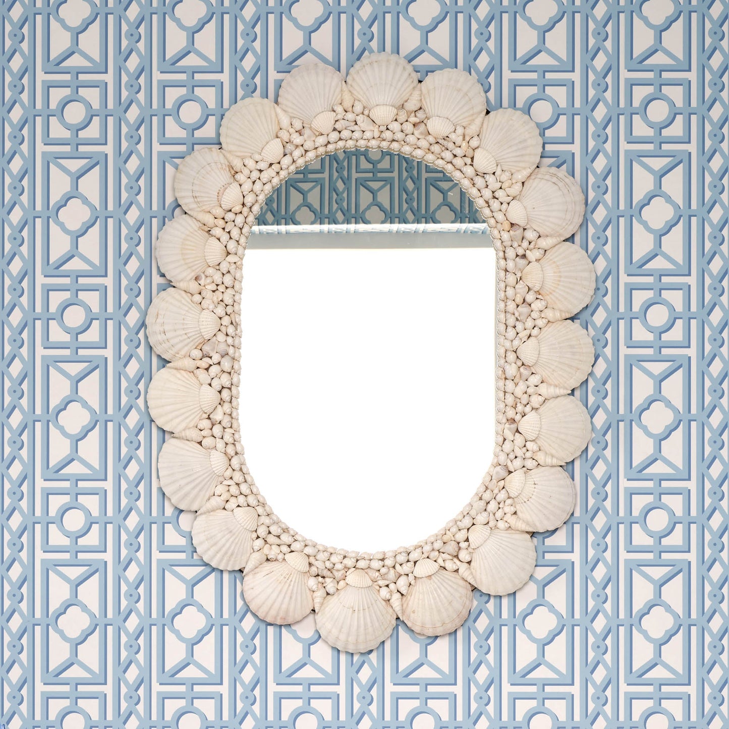 Blue Pavilion Wallpaper