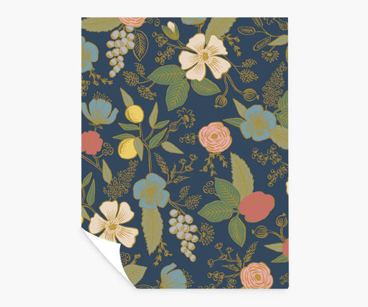 Colette Peel & Stick Wallpaper Sample - Navy